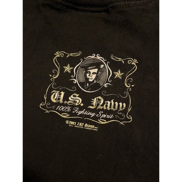 United States Navy 7.62 Design Hardcore American Sailors T-Shirt MEDIUM Military - Picture 4 of 6